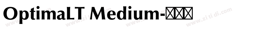 OptimaLT Medium字体转换